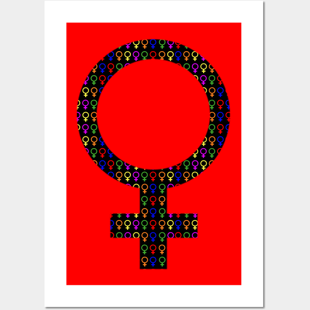 Female symbol Wall Art by Scar